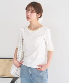 earth music&ecology レイヤードライクバイカラープルオーバー