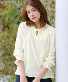 Tiaclasse フリルリボンブラウス