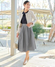 Tiaclasse フリルリボンブラウス