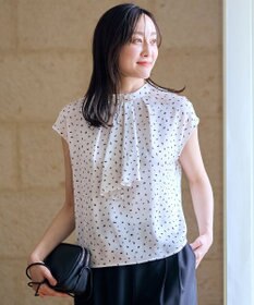 ANY ボウタイブラウス