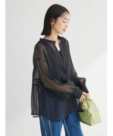 Green Parks ・ＥＬＥＮＣＡＲＥ　ＤＵＥ　シアーバックリボンチュニック