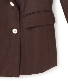 BEIGE， CAROLE / リネンライク ダブルジャケット