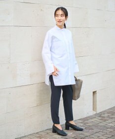 #Newans 【セレモニーにも】パールボタンビッグシャツ