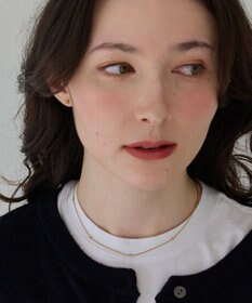 Phoebe 【金属アレルギー対応】ステーションビジューチョーカー/サージカルステンレス/38cm～43cm