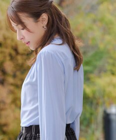 Tiaclasse フリルリボンブラウス