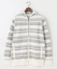 JOSEPH ABBOUD 【キングサイズ・柔らかな肌触り】洗える！コットンブークレーニットパーカー