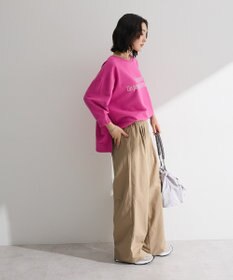 Green Parks 七分袖ロゴ裏毛プルオーバー