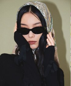 MOONBAT SWASH LONDON(スウォッシュロンドン） シルクツイルスカーフ GATE 68×68cm 日本製