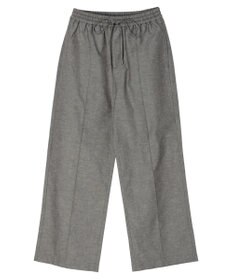Green Parks 綿麻混イージーワイドパンツ