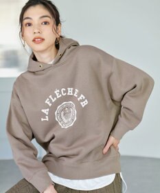 ANY 【洗濯機可能/サスティナブル】ロゴ裏起毛パーカー