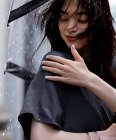 NAVE 【ReNAVE　撥水機能・UVカット・透湿・接触冷感・洗える】ナイロンタスランシャツブラウス