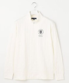 MEN】エンブレムハーフジッププルオーバー / 23区GOLF | ファッション