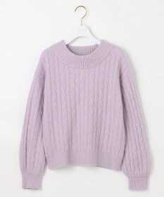 ANY SIS 【洗える】ケーブルAir ニット