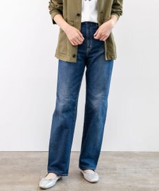 caqu modern classic テーパードデニムパンツ USEDWASH