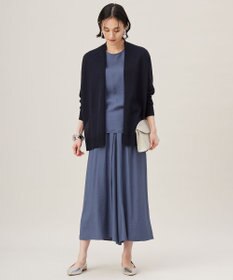 自由区 L 【アンサンブル対応・洗える】ドライシアーファインゲージ カーディガン