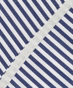 J.PRESS LADIES 【洗える】 コンパクトコットン ストライプ バンドカラー ブラウス