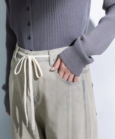 Green Parks コクーンシルエットデニムパンツ