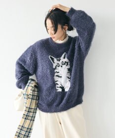 CRAFT STANDARD BOUTIQUE アニマルシャギーニットプルオーバー