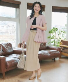 Tiaclasse ボリュームフレアブラウス