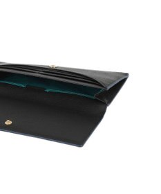 LANVIN en Bleu リム 被せ薄マチ長財布