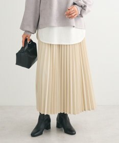 Green Parks ・Ｐｅｔｉｔ　Ｆｌｅｕｒ　ラメプリーツスカート