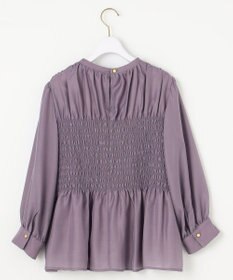 ANY SIS 【洗える】オーガンジーシャーリング ブラウス