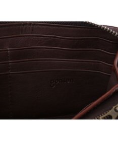 genten カットワーク ラウンド長財布