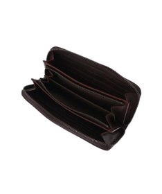 genten カットワーク ラウンド長財布