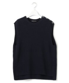 23区 S 【洗える】コットンカシミヤ ニットベスト
