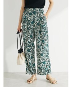 Green Parks ボタニカル柄イージーパンツ