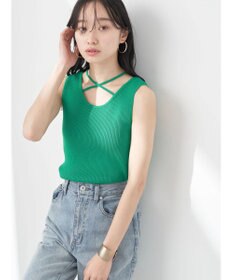 earth music&ecology レイヤリングニットタンクトップ