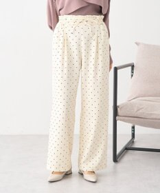 earth music&ecology リラックスドットパンツ