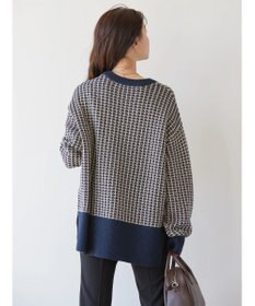 AMERICAN HOLIC 柄編ニットプルオーバー