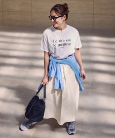 ANY アソートロゴラウンドヘムTシャツ