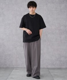 WEGO 【ユニセックス着用アイテム/綿100%/SMLXLサイズ展開】シルキーリッチヘビーコットンT