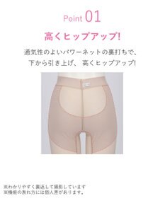 WACOAL ガードル ロング丈 高くヒップアップ 下腹部もすっきり ラクな着用感 レディース メッシュタイプ GRC426 /ワコール