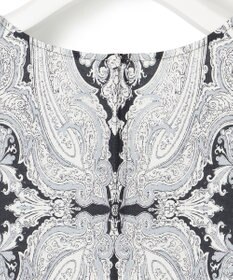 23区 【洗える】Ratti ドローイング ペイズリー プリント ブラウス