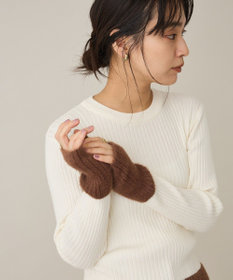 CRAFT STANDARD BOUTIQUE とてもち袖シャギーニットプルオーバー