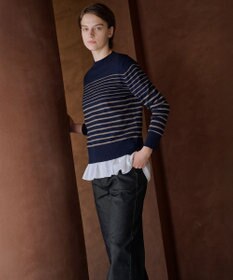 J.PRESS LADIES L 【WEB限定カラーあり】ハイパワーデニムツイル ワイドパンツ