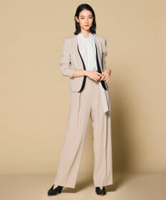 BEIGE， 【L-size】ANITA / ノースリーブタックブラウス