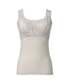 BRADELIS New York 【BRADELIS NewYork peace】シルク混素肌しっとりハッピーバストキャミ26 補正下着 カップ付き ブラトップ ブラキャミソール シェイパー