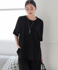 Tiaclasse 【接触冷感・洗える】イージーカットソードルマントップス