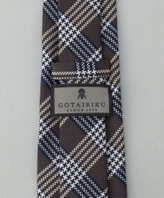 GOTAIRIKU GOTAIRIKU別注【日本製】シルク ネクタイ_チェック柄