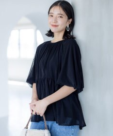 組曲 チュールティアード ブラウス