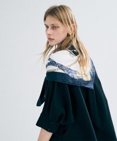 uncrave チェーン シルクスカーフ