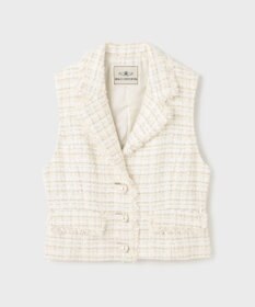 GRACE CONTINENTAL ツイードベスト