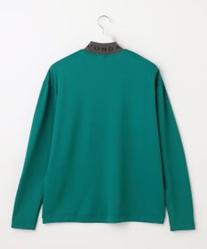 23区GOLF 【23Fondation/MEN】【吸水速乾・UVケア】バイカラー 長袖モックネックシャツ