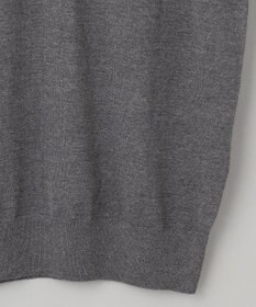 GOTAIRIKU 【家庭洗濯可能】イタリア糸 ハイゲージVネックニット