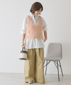 AMERICAN HOLIC 【選べる丈】フェザーVネックベスト