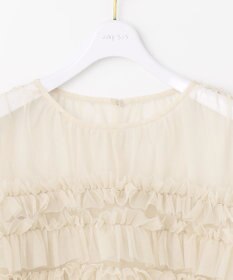 ANY SIS 【Lily Calin】チュールフリルトップス×ドレスセット
